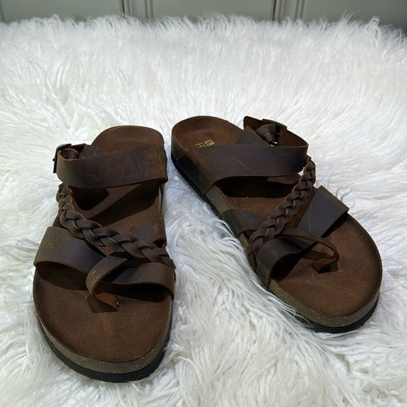White mountain footbed sandals - Picture 1 of 8